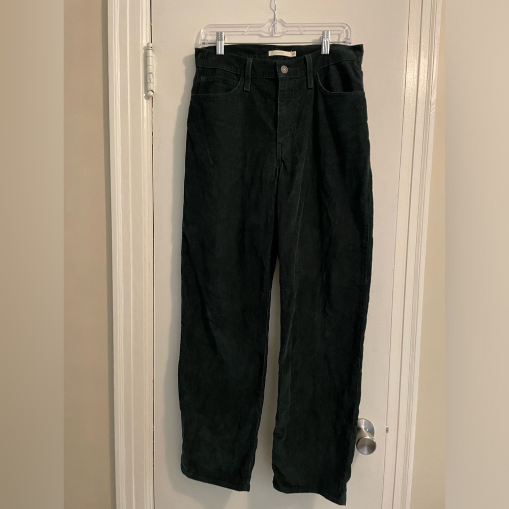 Black High-Rise Straight Leg Women's Jeans